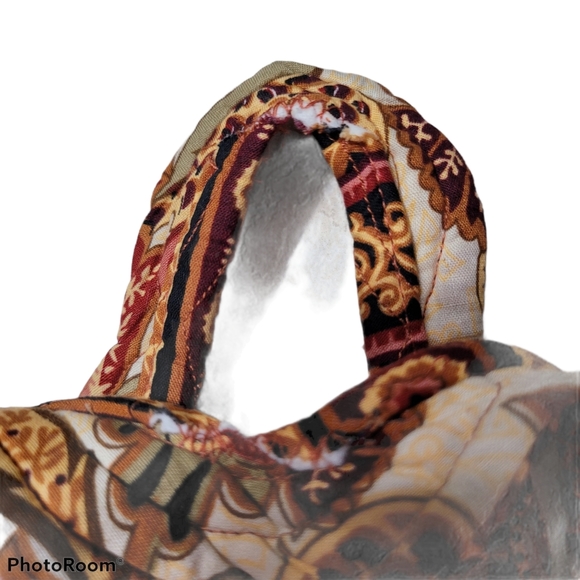 Reversible Cloth Purse 12x9 - Picture 6 of 6